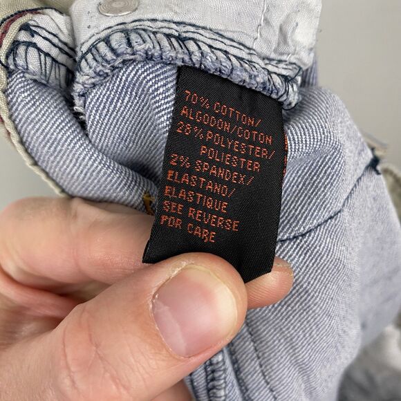 Dollhouse Jeans Womens 5 Blue Flare Bootcut Denim Stretch Y2K Button Pockets - Picture 10 of 15